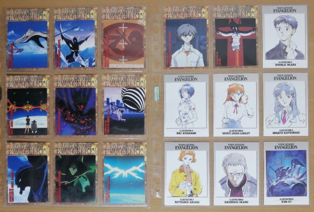 カードダスマスターズ新世紀エヴァンゲリオン第壱集 ノーマルカード 114種類ほか