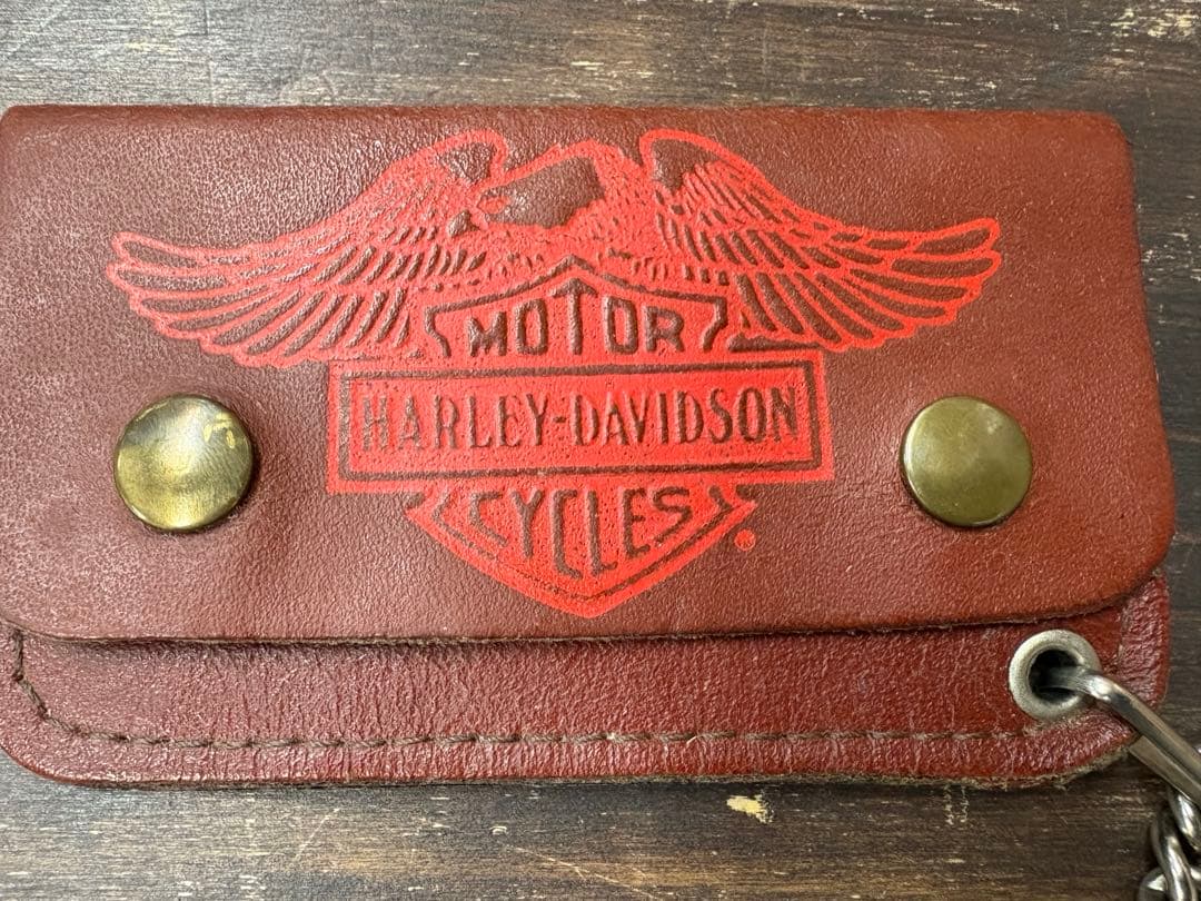 【値下げ】Harley-Davidson チェーン付きウォレットカードケース