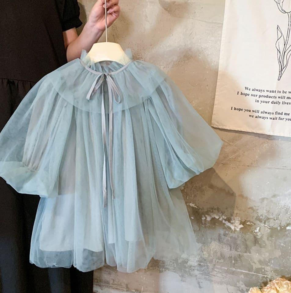 韓国子供服 リボン チュールドレス 誕生日 セレモニー 女の子 ベビー 結婚式