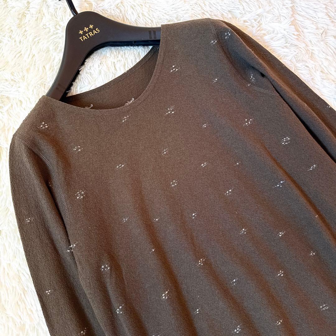 [2022] ババグーリ チュニック　ワンピース　ニット刺繍　コットン　M