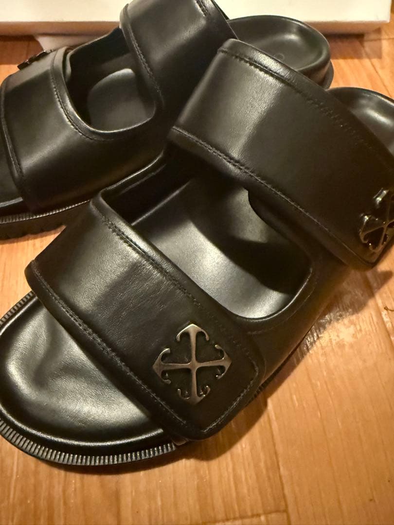 OFF-WHITE オフホワイト レザーサンダル 41