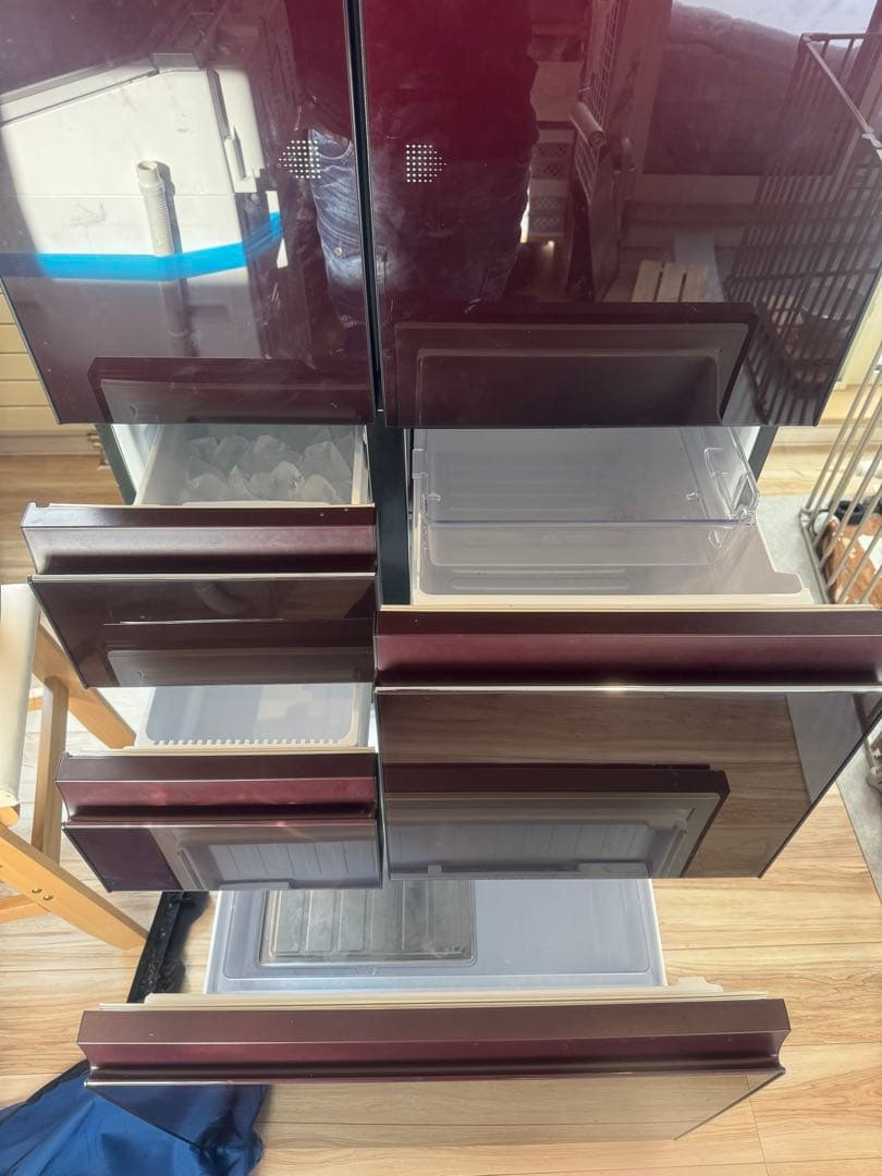 SHARP SJ-GX55D-R 冷蔵庫 550L