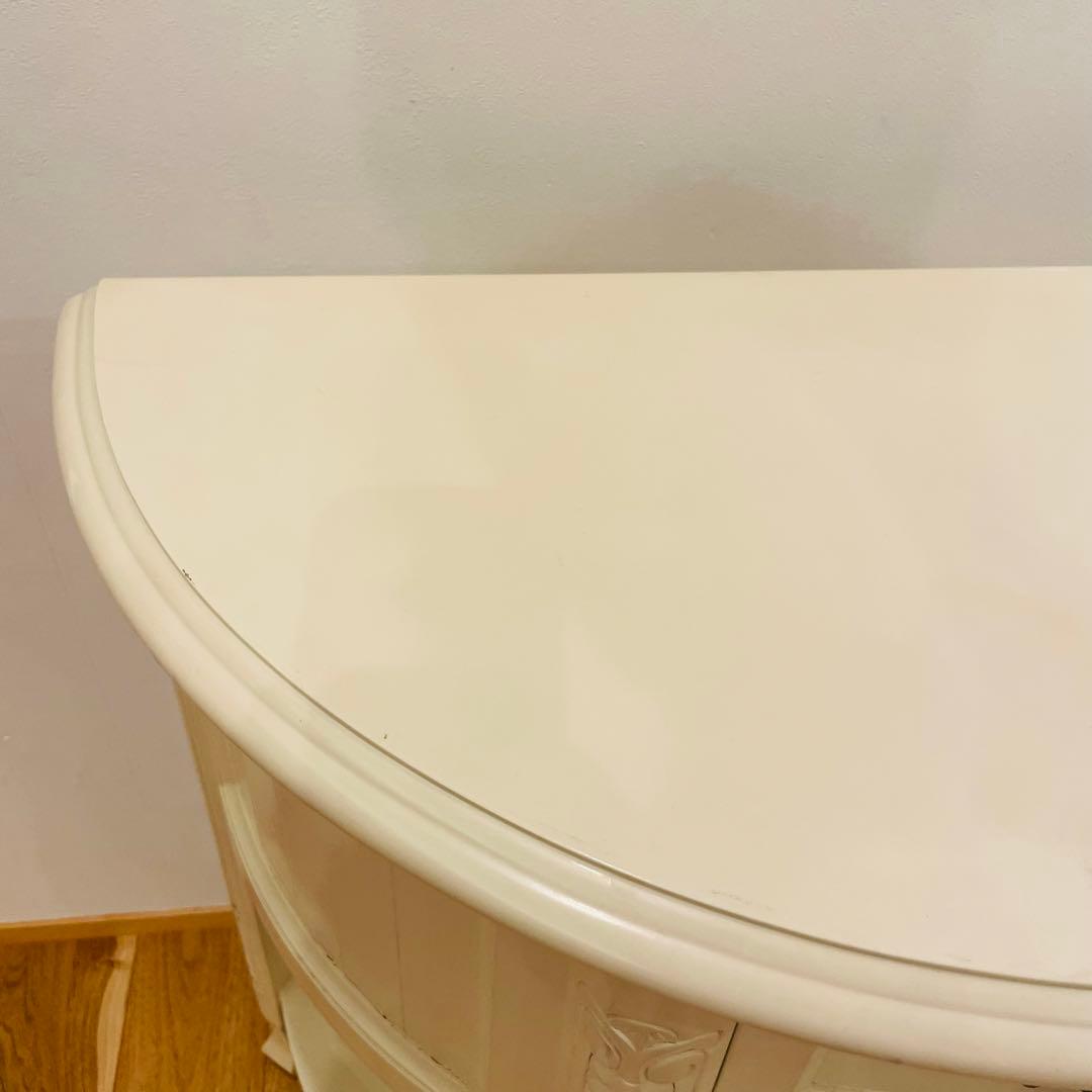 希少 ハーフ ムーン チェスト 半円 クラシカル 収納 タンス 家具