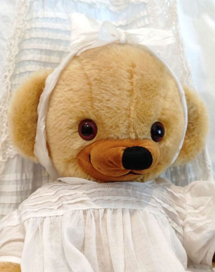 期間限定価格　マスタード色のビンテージ チーキー 43cm