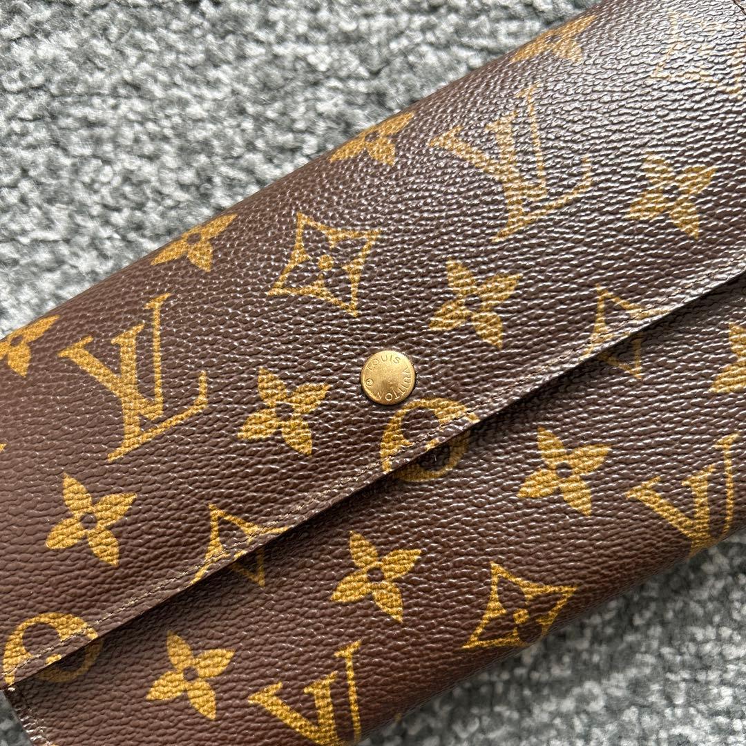 ルイ・ヴィトン　モノグラム　長財布　レトロ　ジャンク品