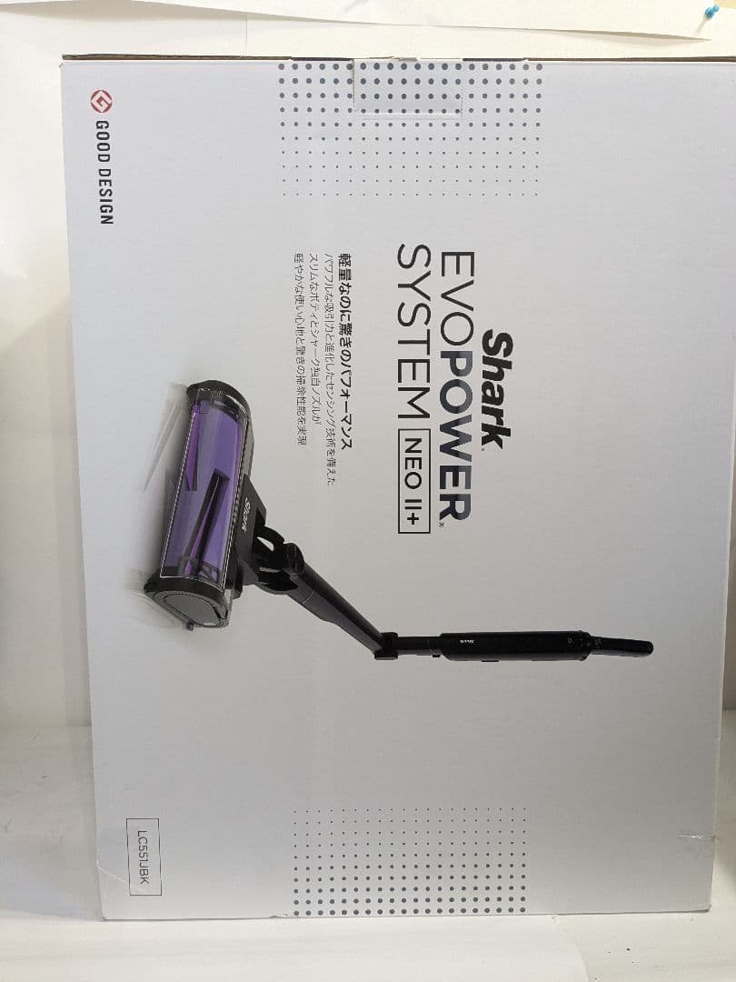 【未使用】Shark シャーク 掃除機 スティック コードレス　LC551JBK