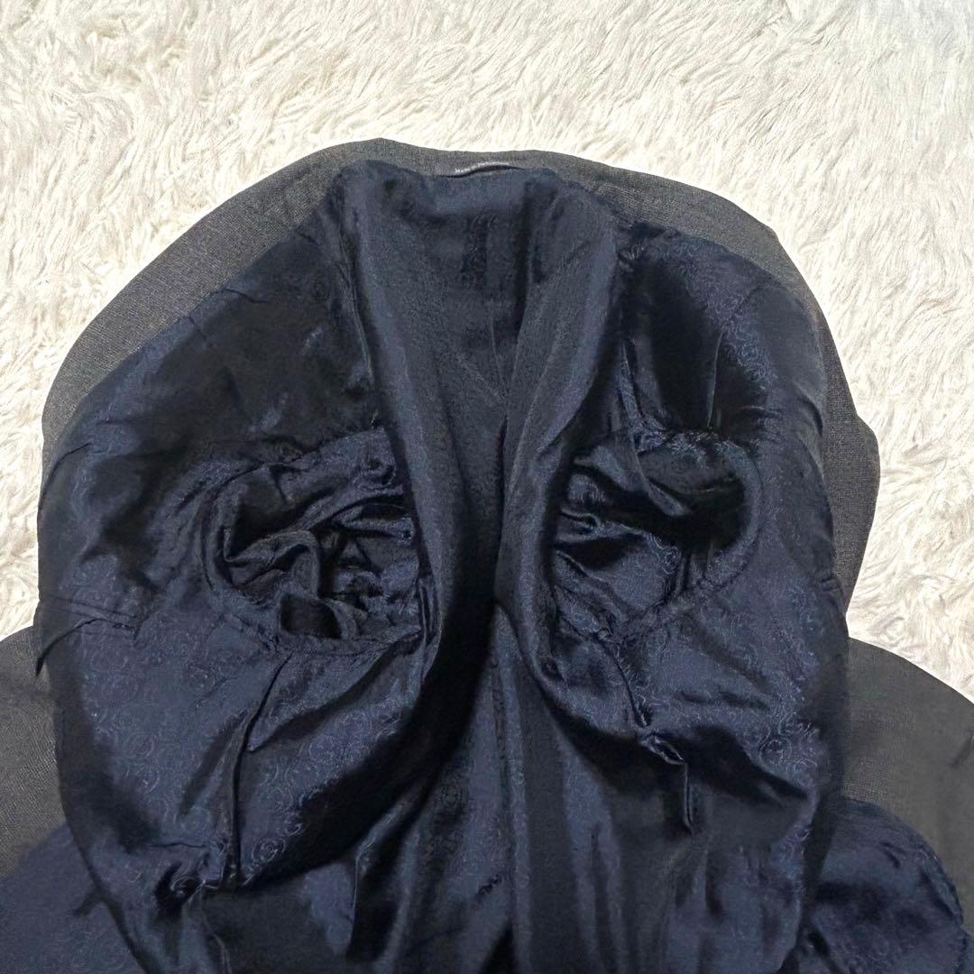 グッチ　スーツセットアップ　46R グレー系　裏地総柄　インターロッキング