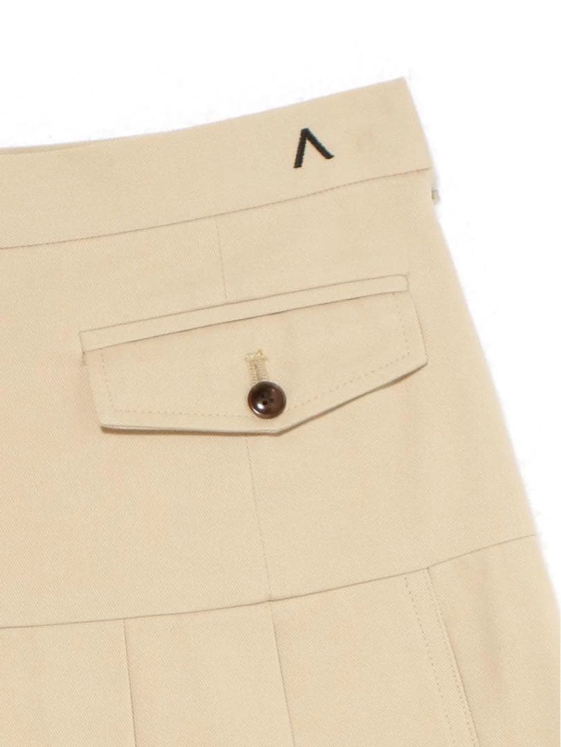 【Beige】 ANDMARY Blair trench pleats