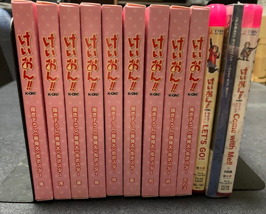 けいおん CD31枚 ライブイベントDVD2枚 等身大布ポスター9枚 セット売り