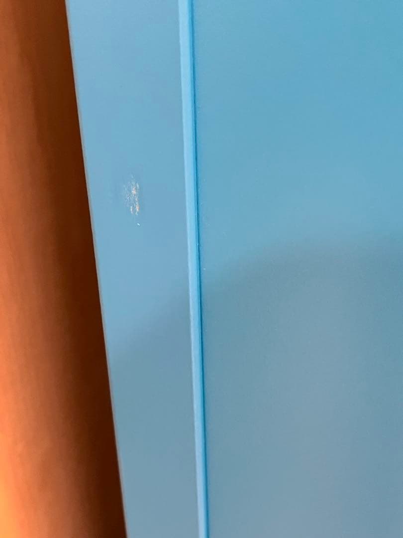 IKEA ノールドリ　NORDNI 木製チェスト　ブルー