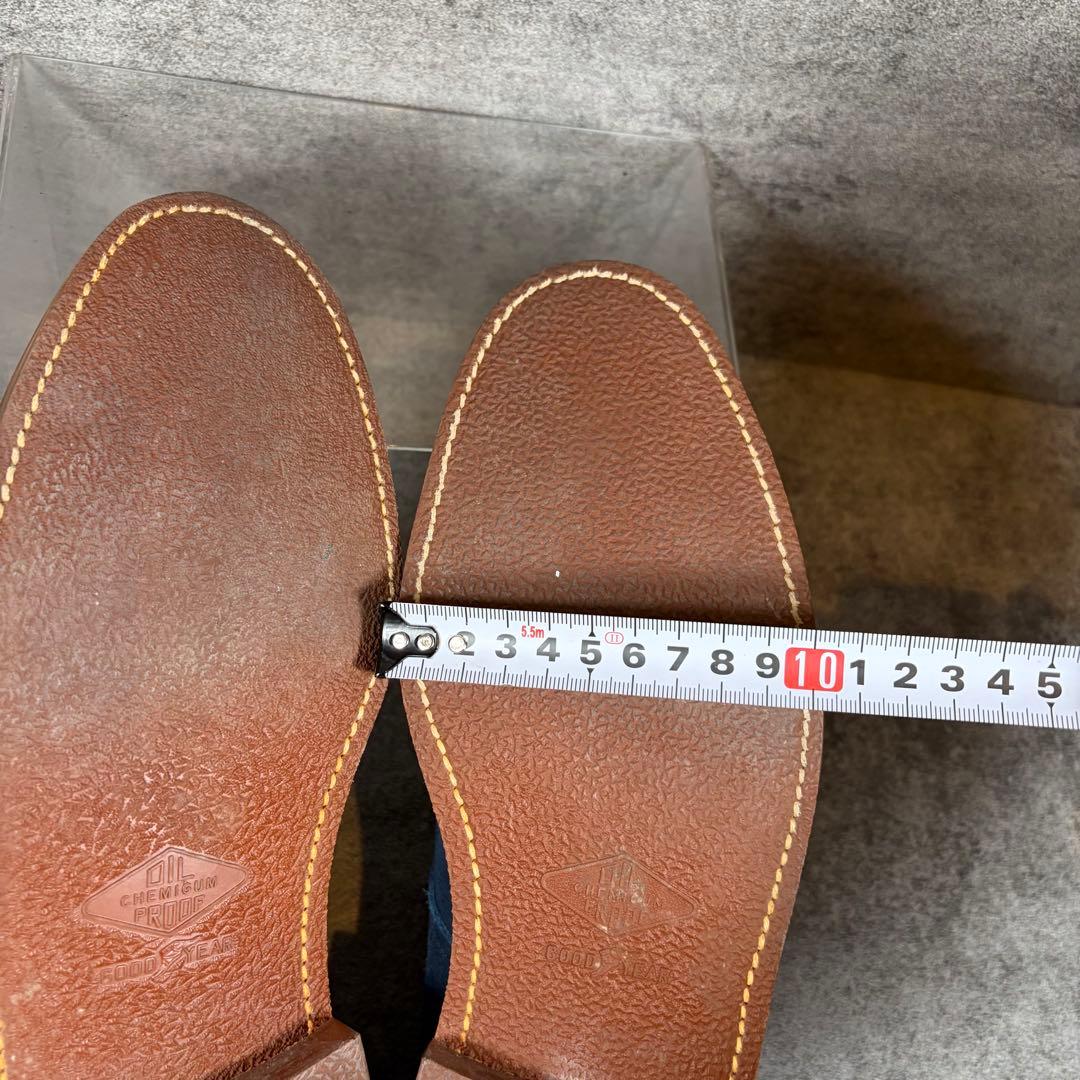 美品　REGAL リーガル　プレーントゥ　スエード　ネイビー　25.5cm