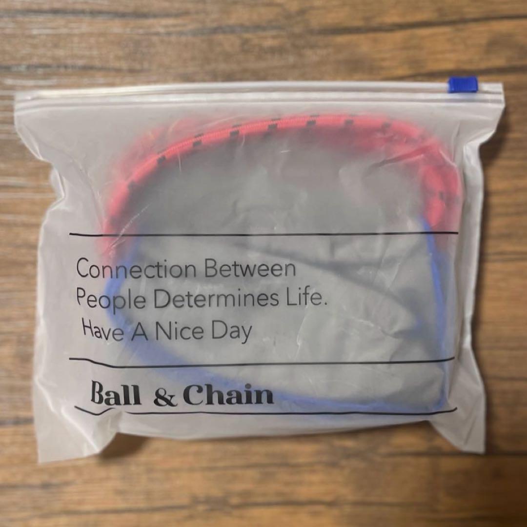 ボールアンドチェーン×フェイラーバッグ　グレー Mサイズ