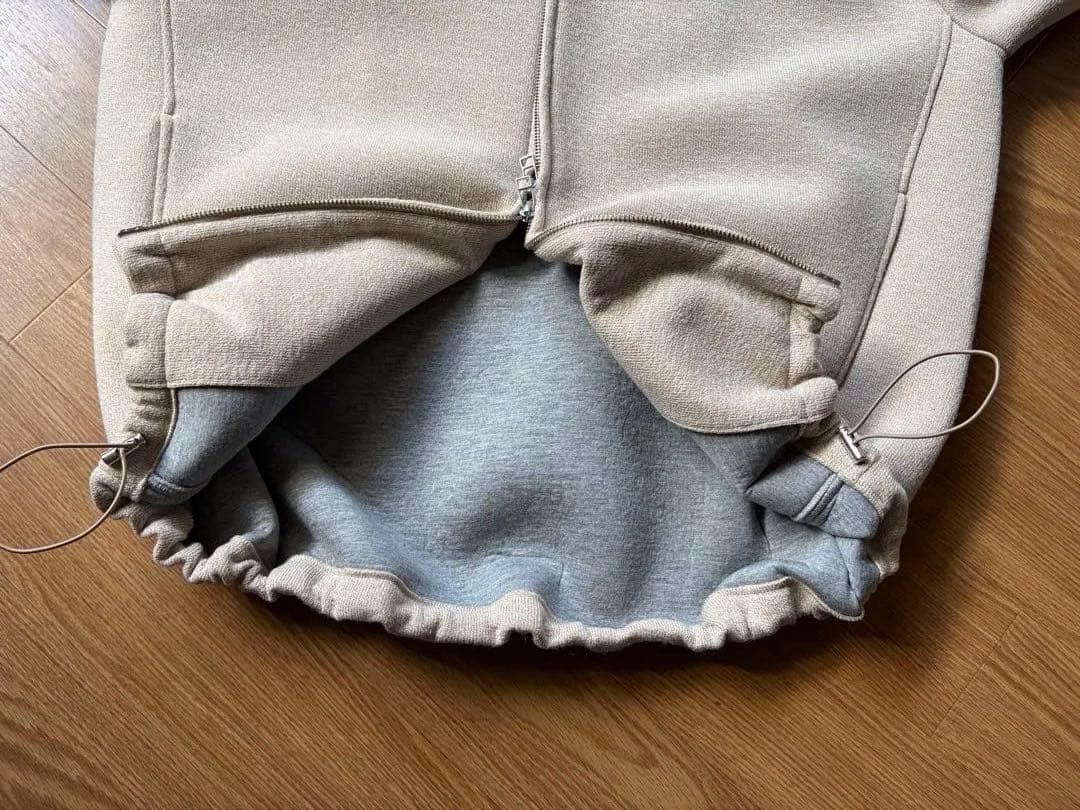 今季12月購入アダムエロペ ブルゾン フーディオーバーサイズF Web限定超美品