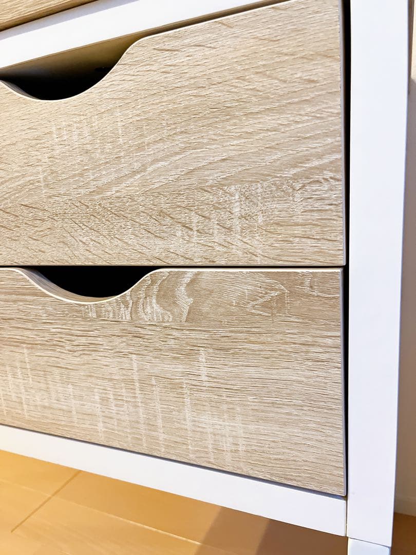 デスク パソコンデスク Norzy ナチュラル 幅120cm 引き出し付き