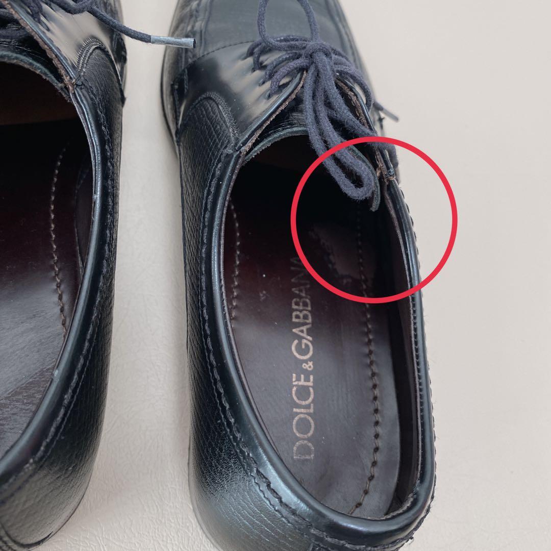 DOLCE&GABBANA ブラック ドレスシューズ