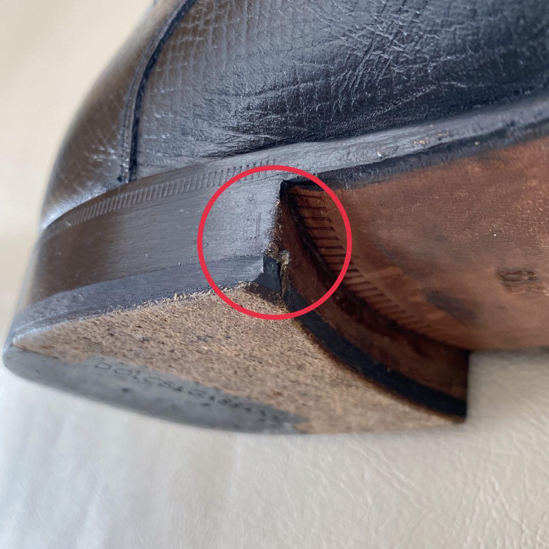 DOLCE&GABBANA ブラック ドレスシューズ