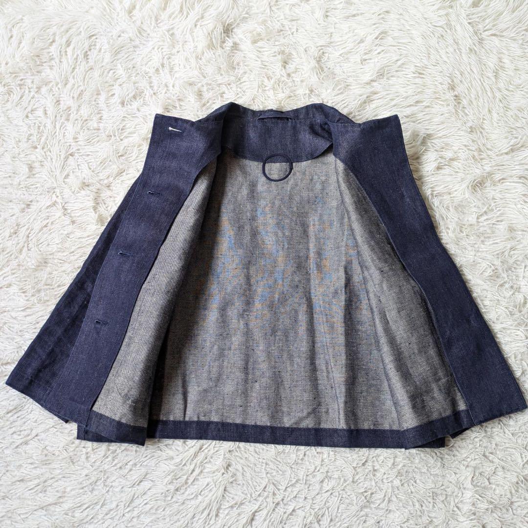 アトリエダンタン　Moreau ヘンプデニムジャケット　インディゴ　サイズ0