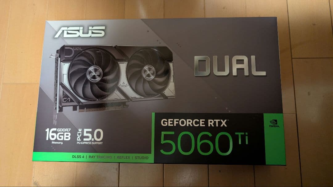 グラフィックボード・グラボ・ビデオカード ASUS GeForce RTX 5060 Ti 16GB