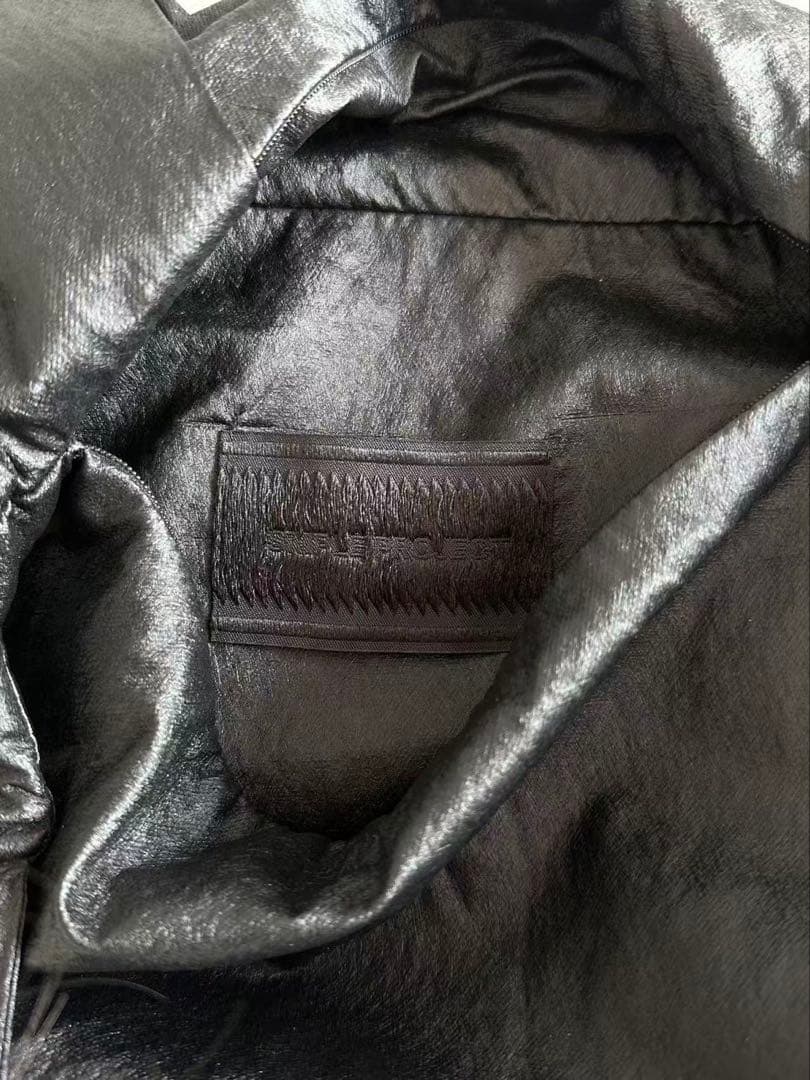 Simple Project プリーツ ショルダーバッグ 黒