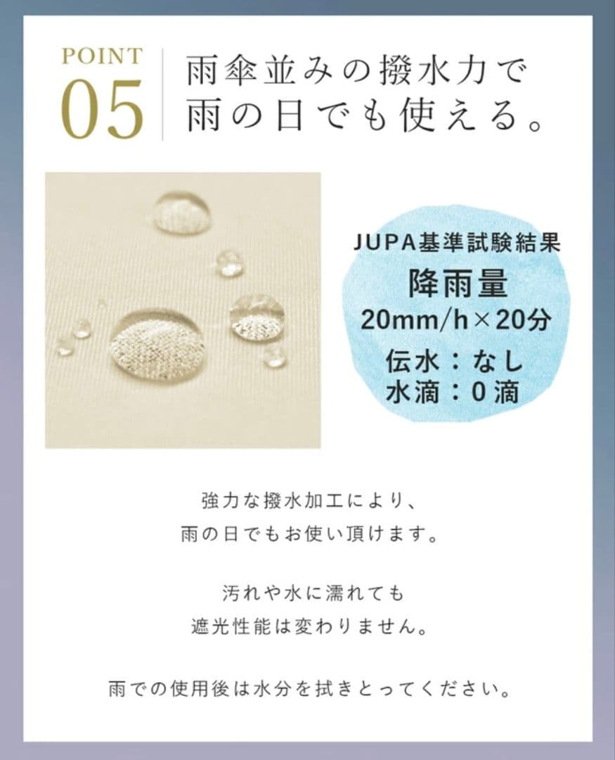 9/20迄値下げ❗芦屋ロサブラン＊晴雨兼用 完全遮光100％ 50cm ブラック