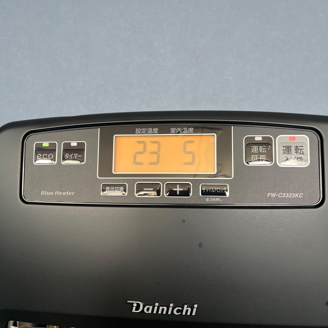 ダイニチ 石油ファンヒーター FW-C3323KC マットブラック