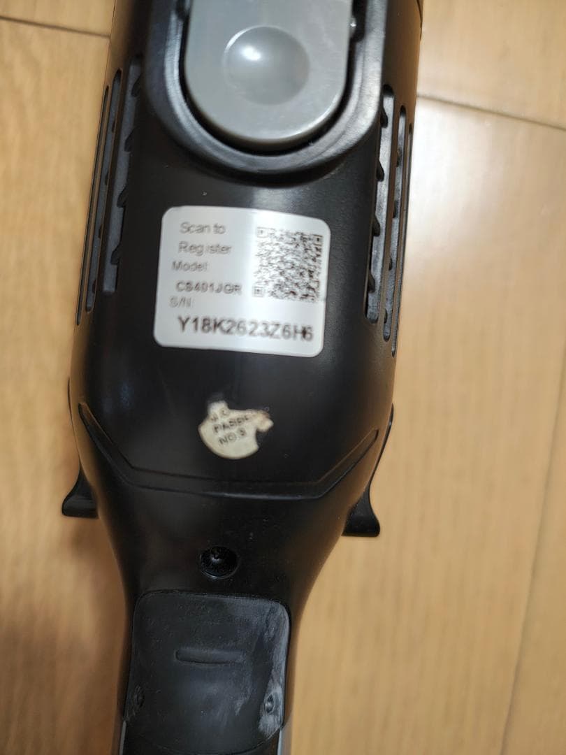 シャーク★コードレスクリーナー★CS401JGR★バッテリーの状態良好