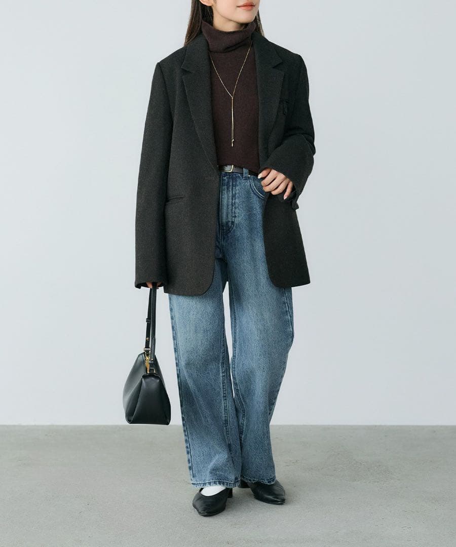 crewre クルーレ ソフトツイードオーバージャケット　サイズ3