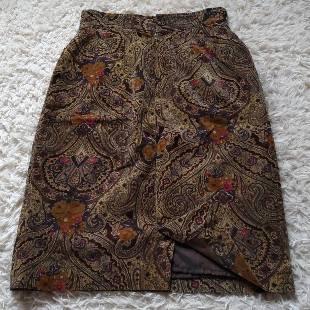 イ*ゴ様 KENZO ケンゾー ペイズリー 花柄 ジャケット スカート セットア