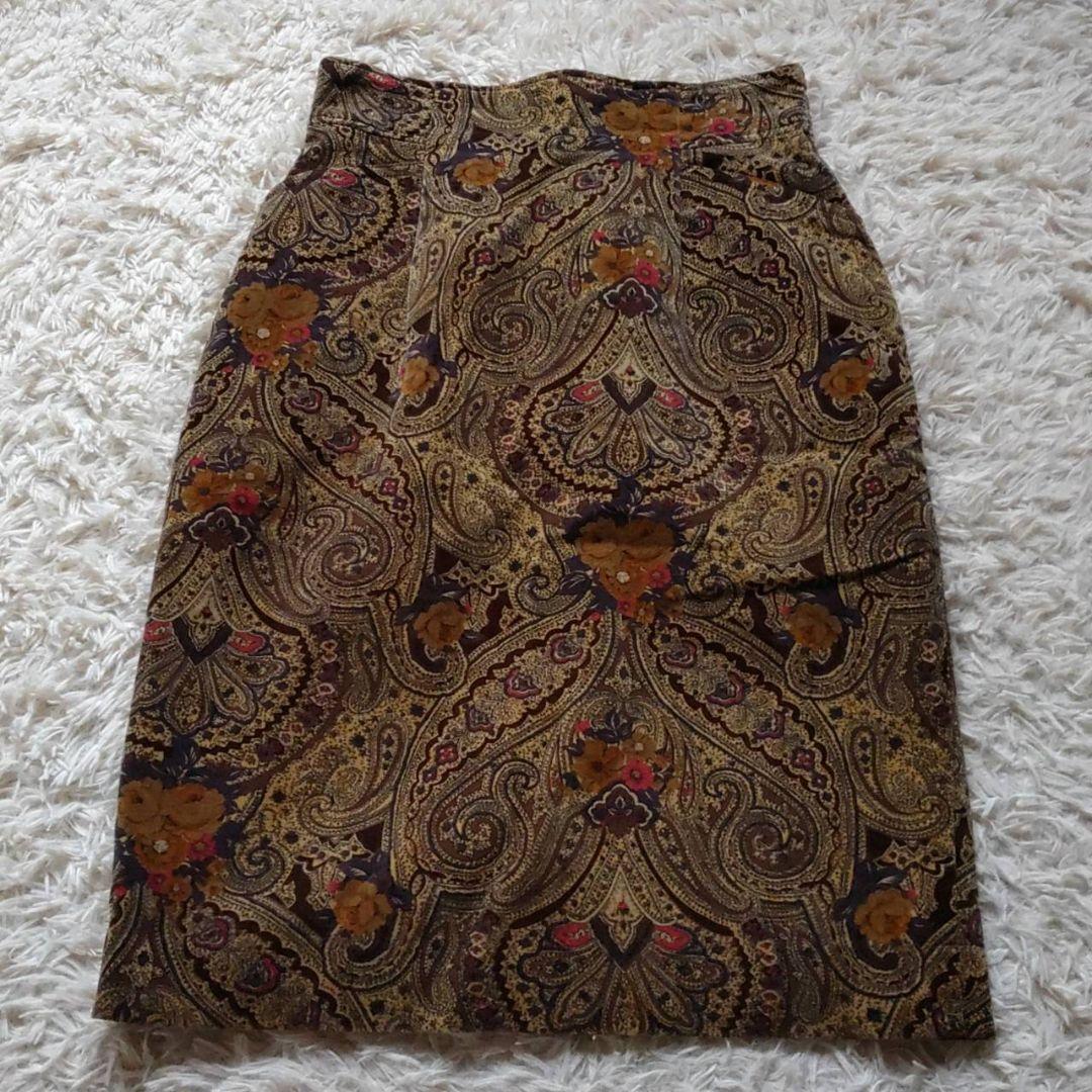 イ*ゴ様 KENZO ケンゾー ペイズリー 花柄 ジャケット スカート セットア