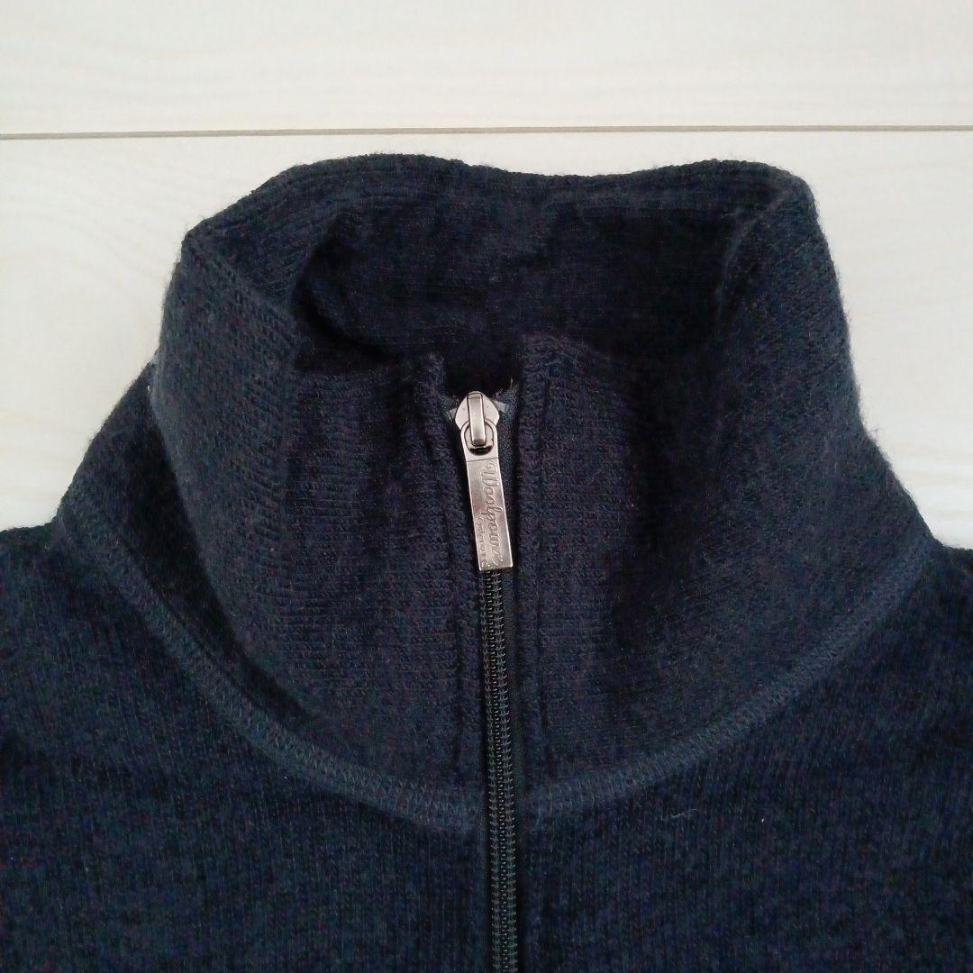 ウールパワー フルジップ ジャケット 400 サイズM ネイビー