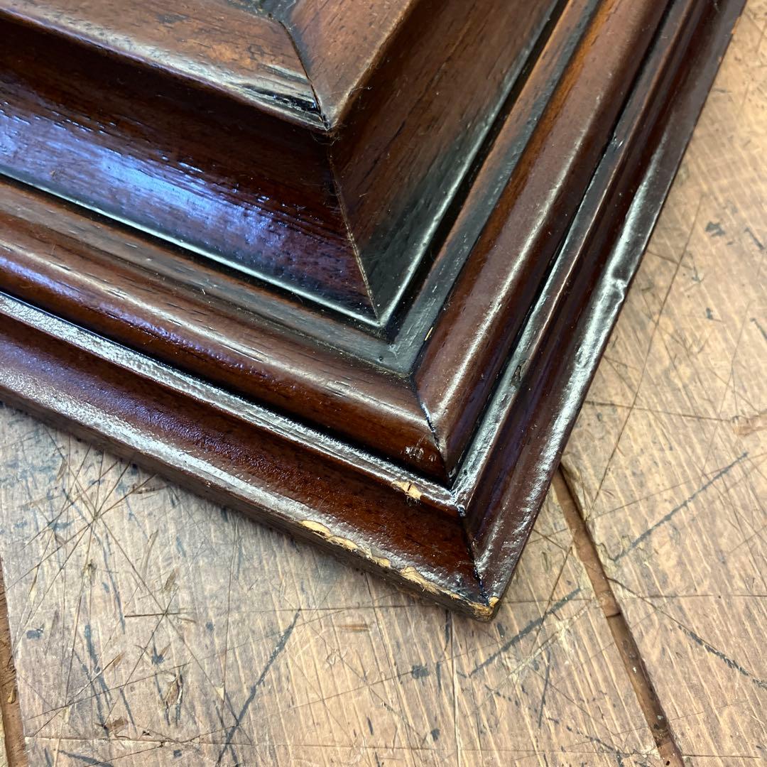 アンティーク 木製 ウッドフレーム 壁掛けミラー ウォールミラー 姿見 鏡