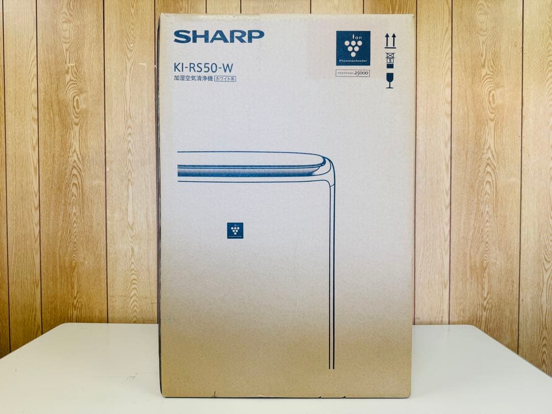 シャープ 加湿空気清浄機 KI-RS50-W ホワイト系 未開封
