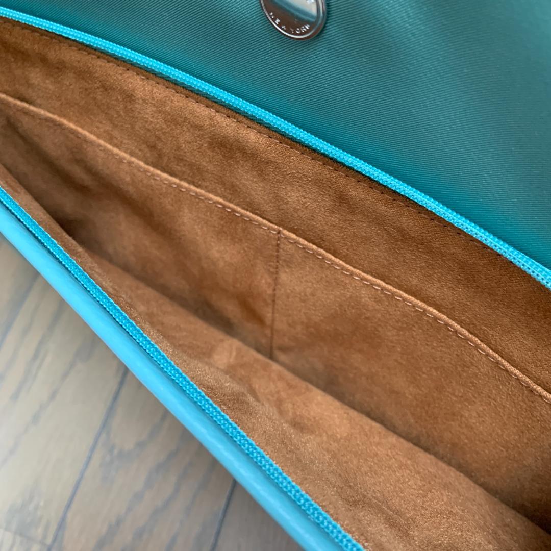 COACH エリス ラップトップスリーブ ターコイズ 未使用 PCケース