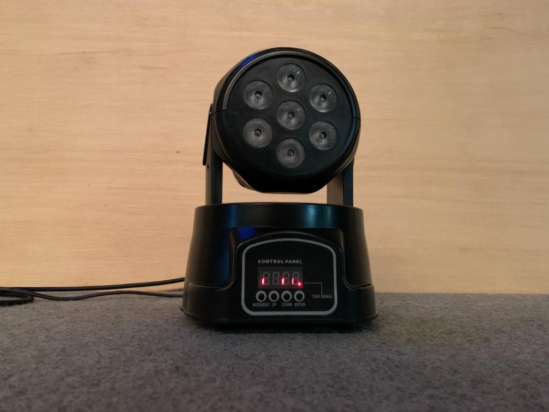 2コ 舞台照明 ステージライト六色 ムービングライト 高輝度