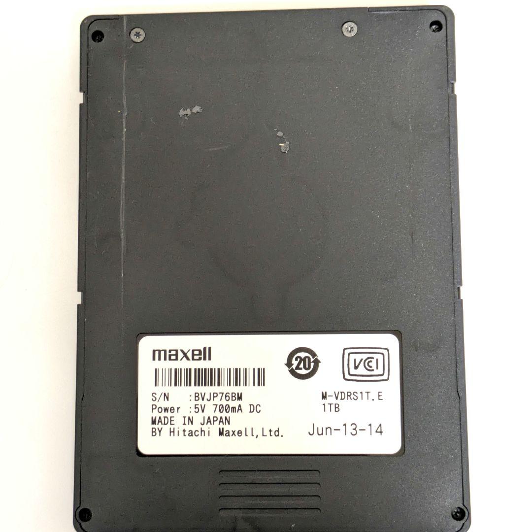 maxell iV 1.0TB カセットハードディスク