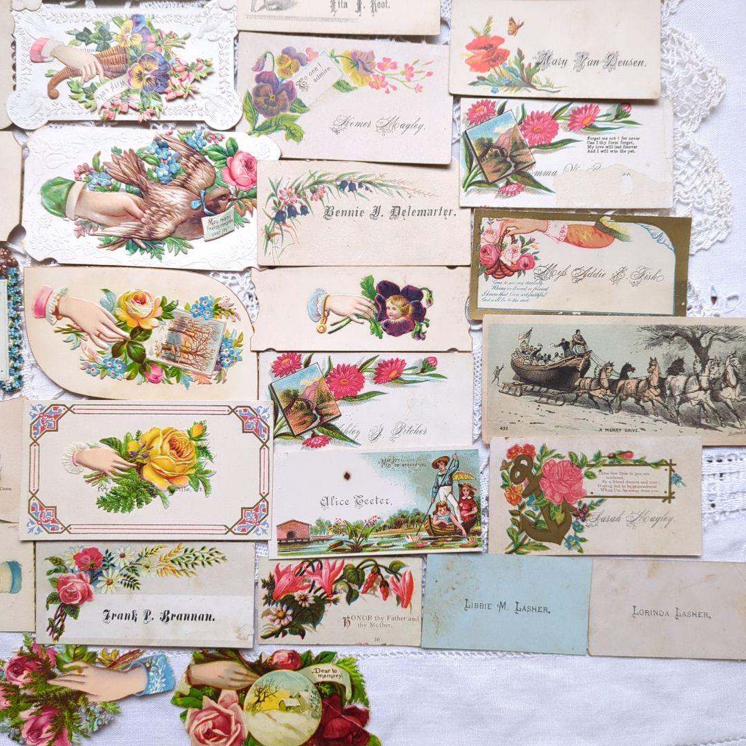 74枚②激レア コーリングカード クロモス アンティーク ヴィクトリアン蚤の市