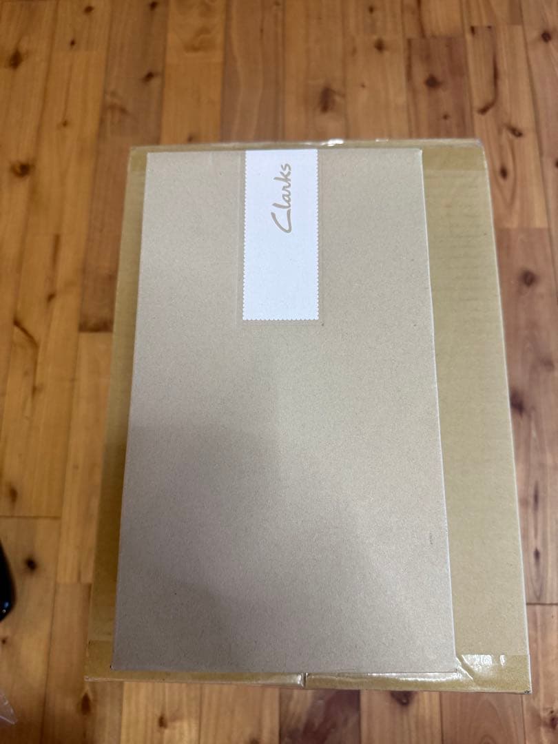 【新品】箱付 Clarks本革 コンビレザー エナメルパンプス 24cm