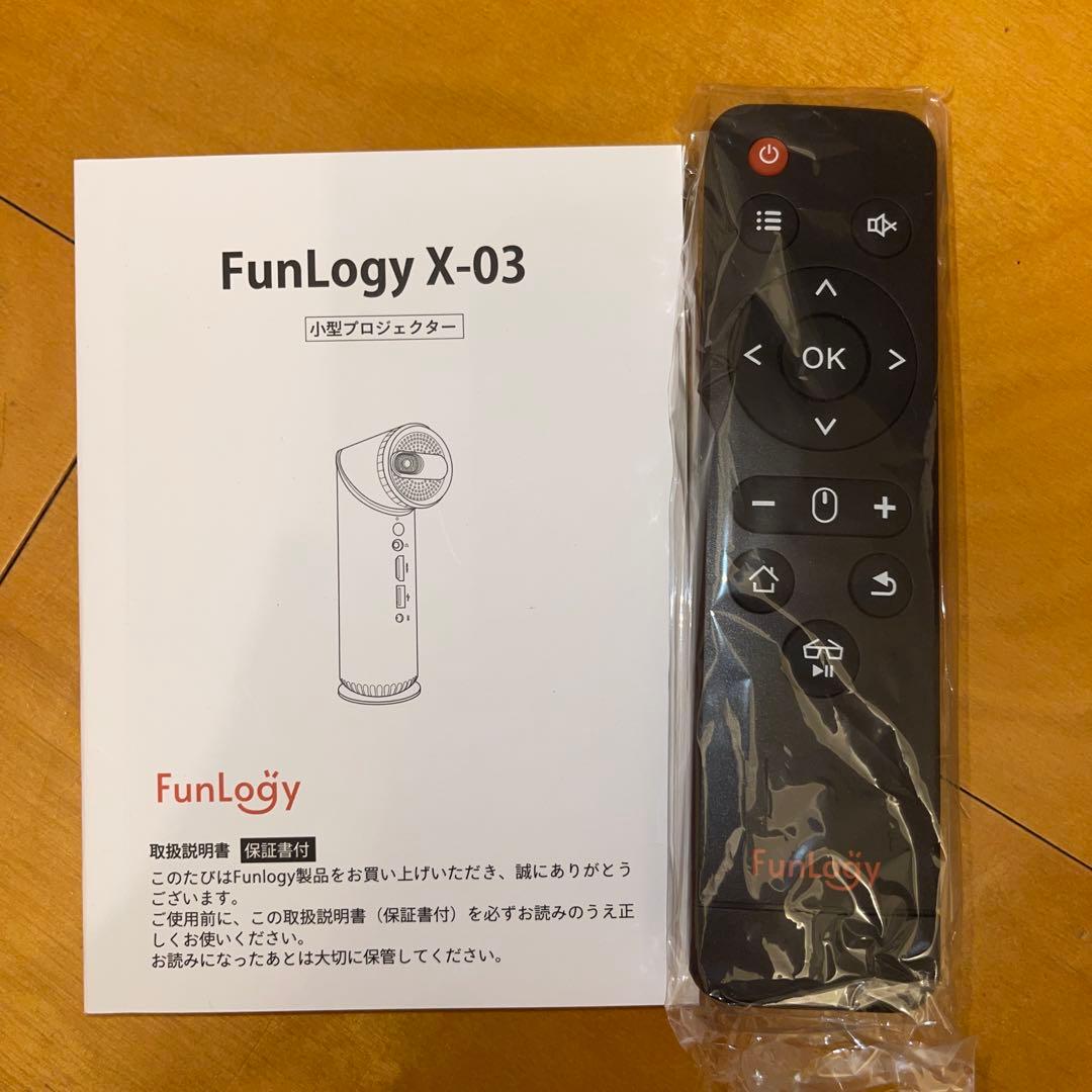FunLogy X-03 小型プロジェクター 本体