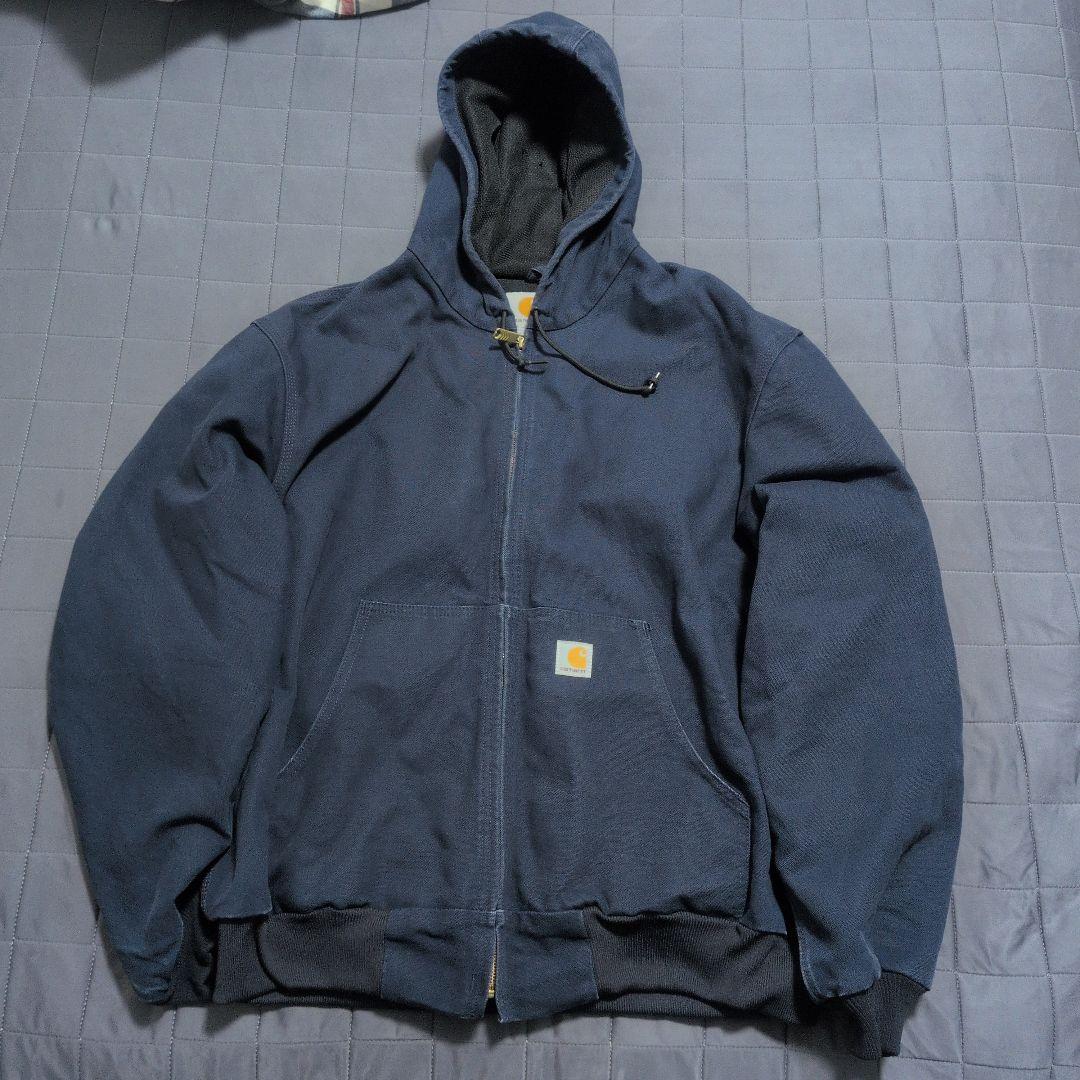 カーハート　アクティブジャケット　ネイビー　XL USA製