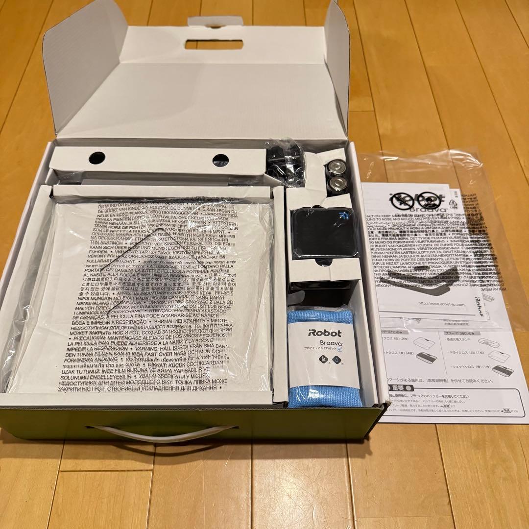 iRobot Braava ブラーバ　380j 床拭きロボット 未使用品