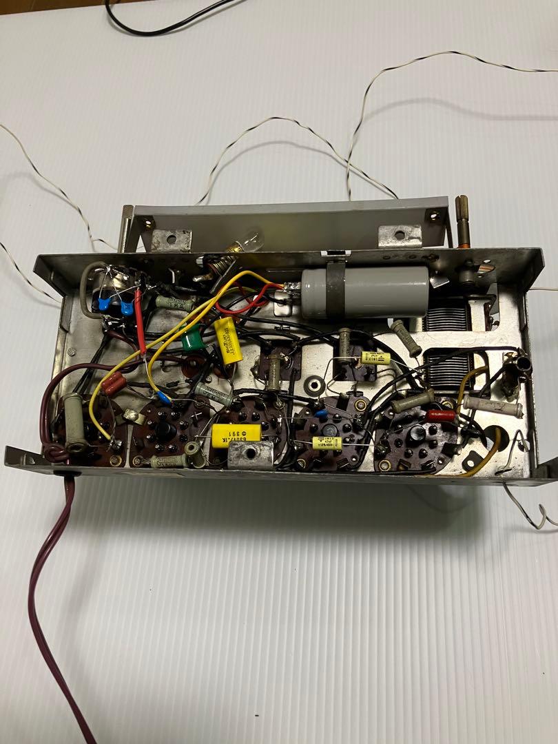 ナショナル GT真空管ラジオ 完動品　　　古い部品、不良部品交換済み