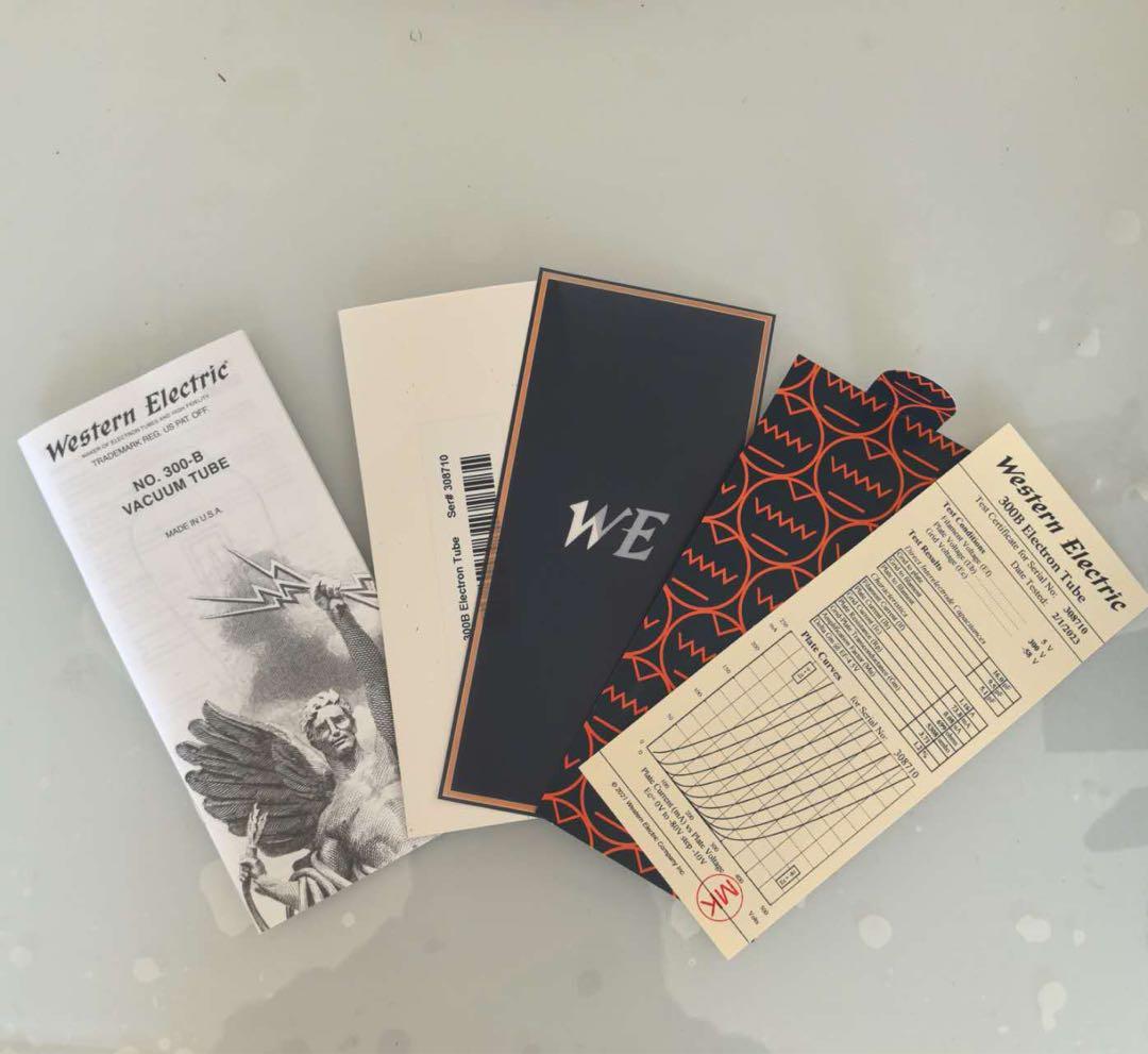 WESTERN ELECTRIC 300B 真空管ペア
