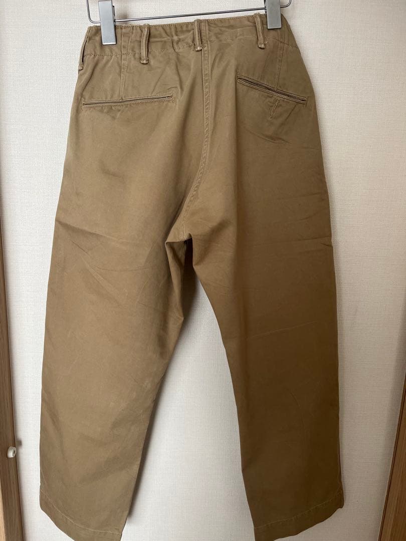 RRL ビームスプラス別注 VH-63 w29ベージュ チノパン ボタンフライ