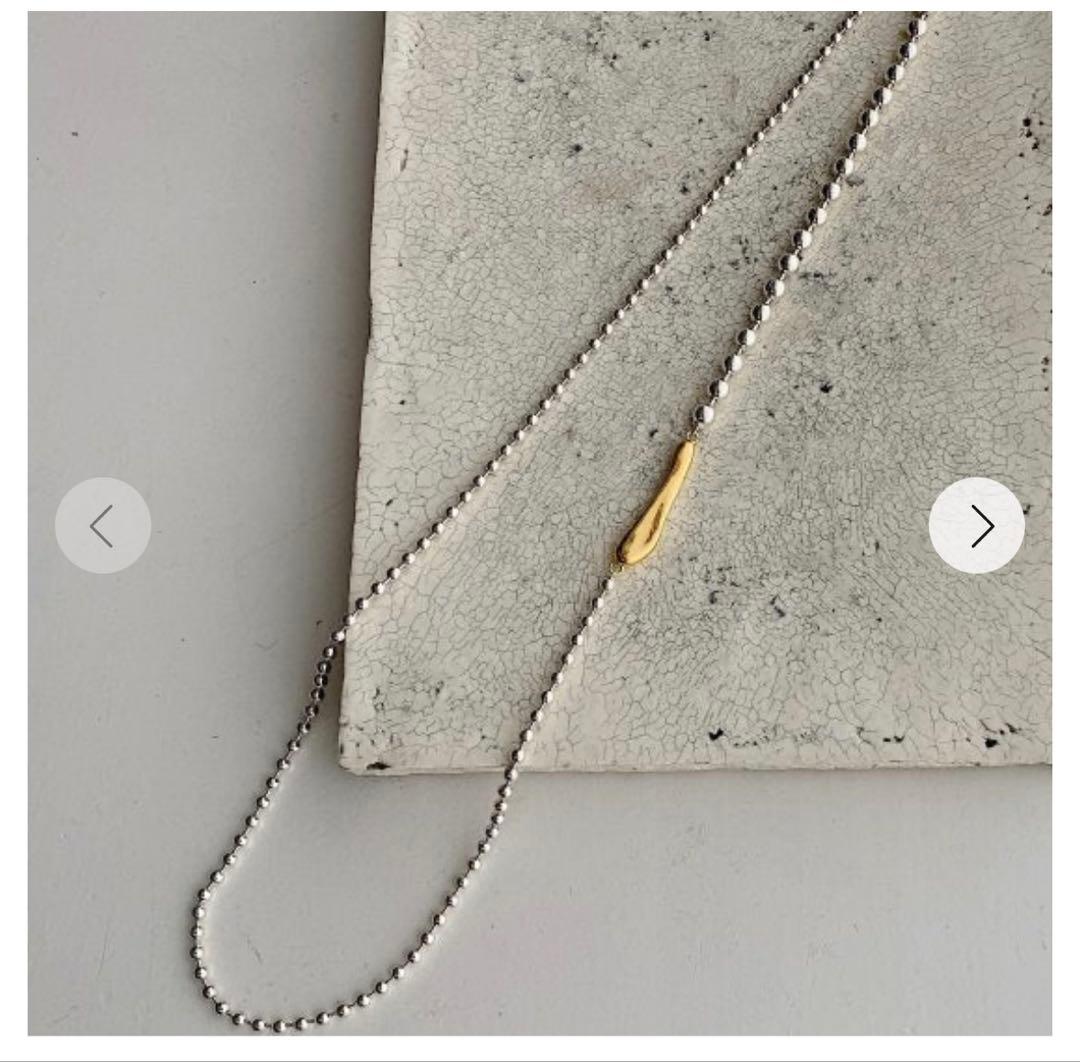 美品CHIEKO＋［チエコプラス］スモールボールネックレス