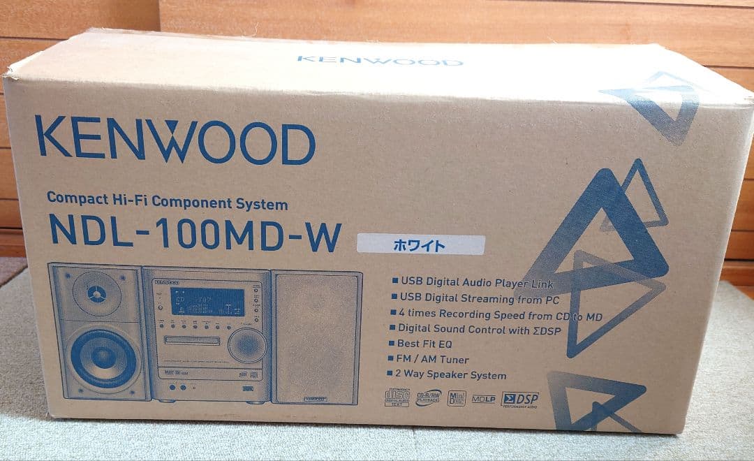 KENWOOD NDL-100MD-W(ホワイト) ミニコンポ