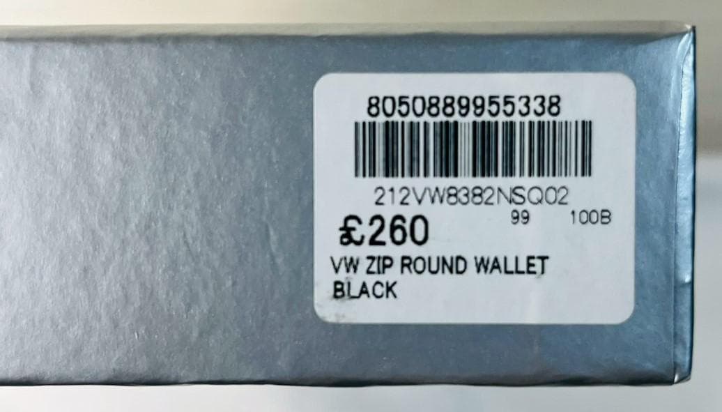 【新品 未使用】Vivienne Westwood ブラック長財布 ヴィヴィアン