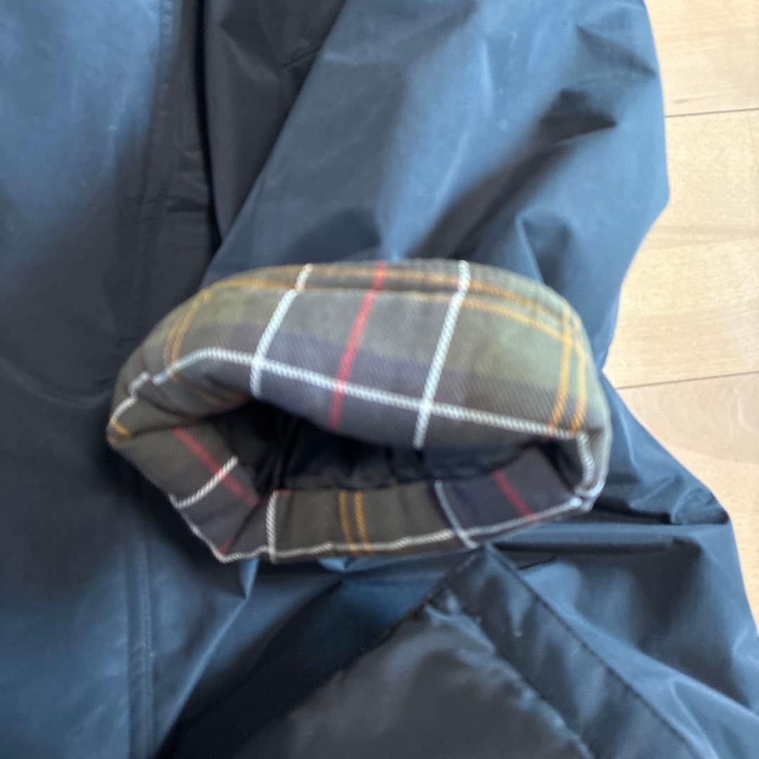 Barbour ブラック　バブワー　モッズコート サイズ38