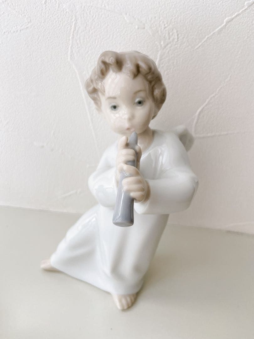LLADRO 陶器製 天使の置物セット
