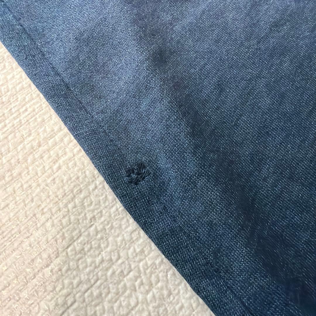 専用45R ギマニット　キャミソールワンピース インディゴ　サマーニット