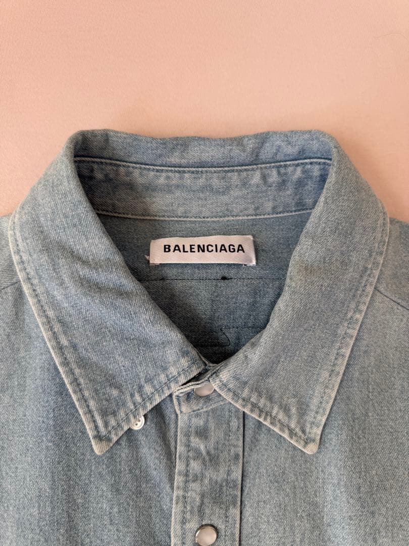 BALENCIAGA オーバーサイズ　デニム　シャツ　ジャケット　44 M L
